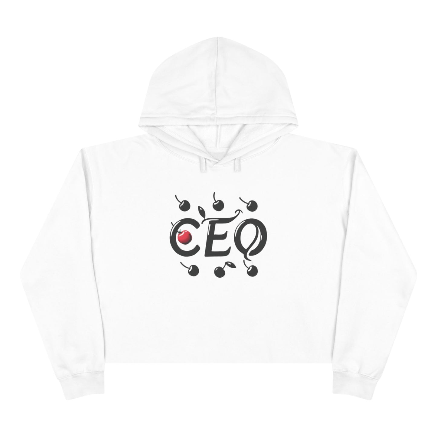 CEO Crop Hoodie, Cherry Crop Hoodie, Gift for Her