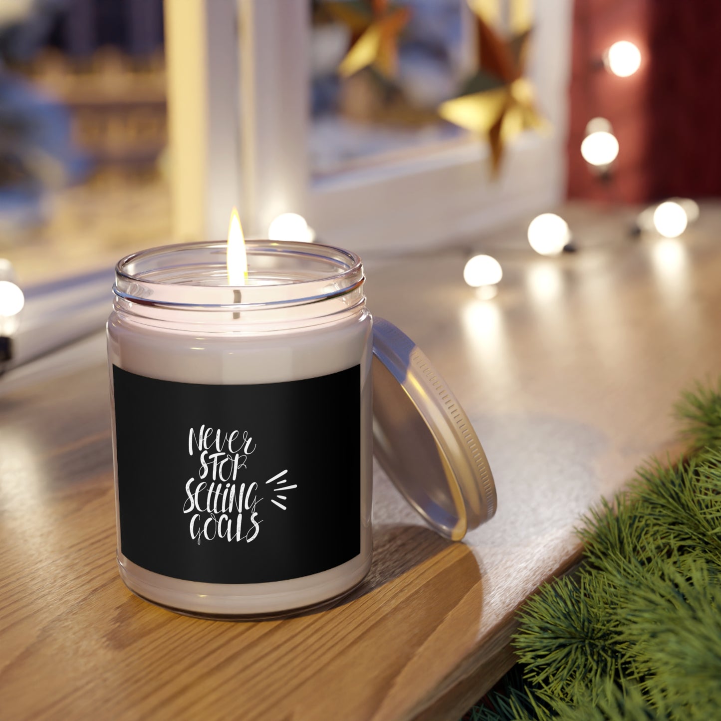 Never Stop Setting Goals Scented Candles, 9oz