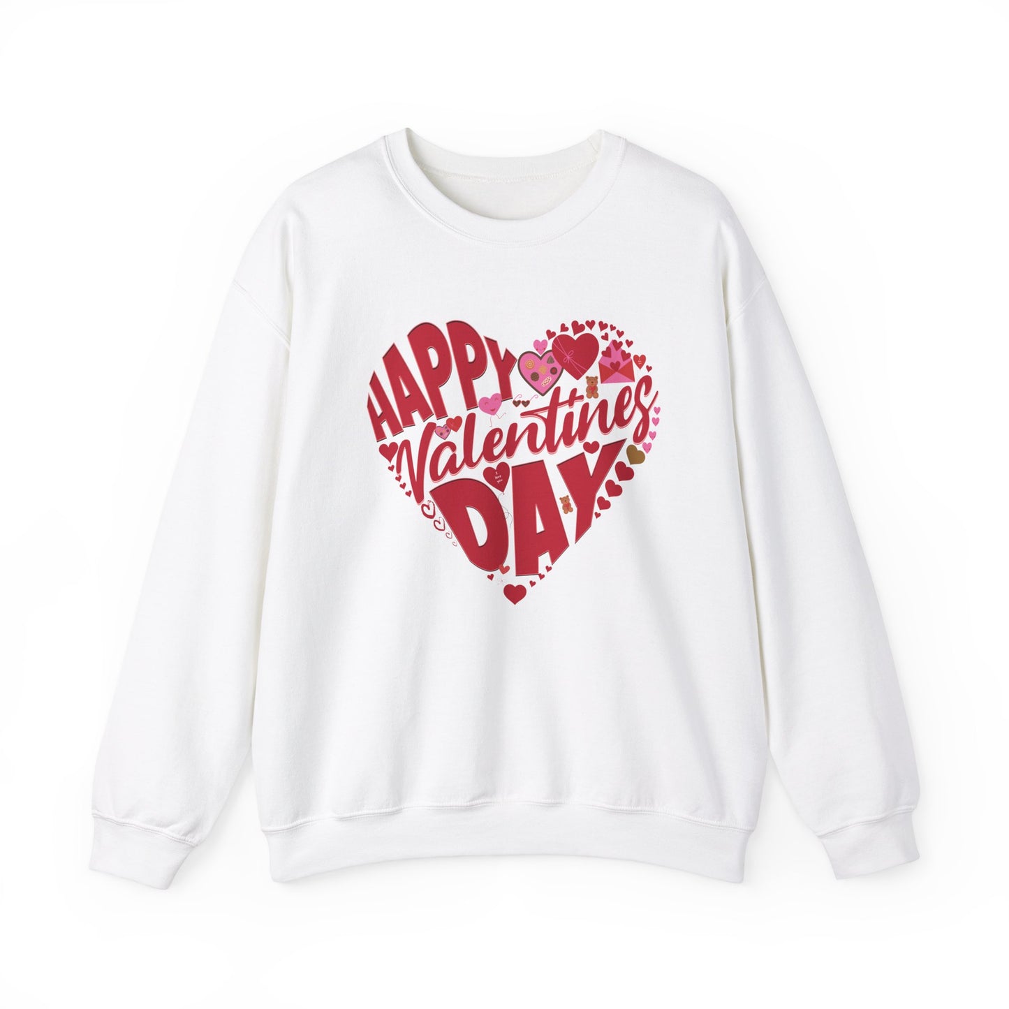 Happy Valentines Day Crewneck Sweatshirt, Valentines Day Sweatshirt, Gift for Her, Gift for Him on Valentines
