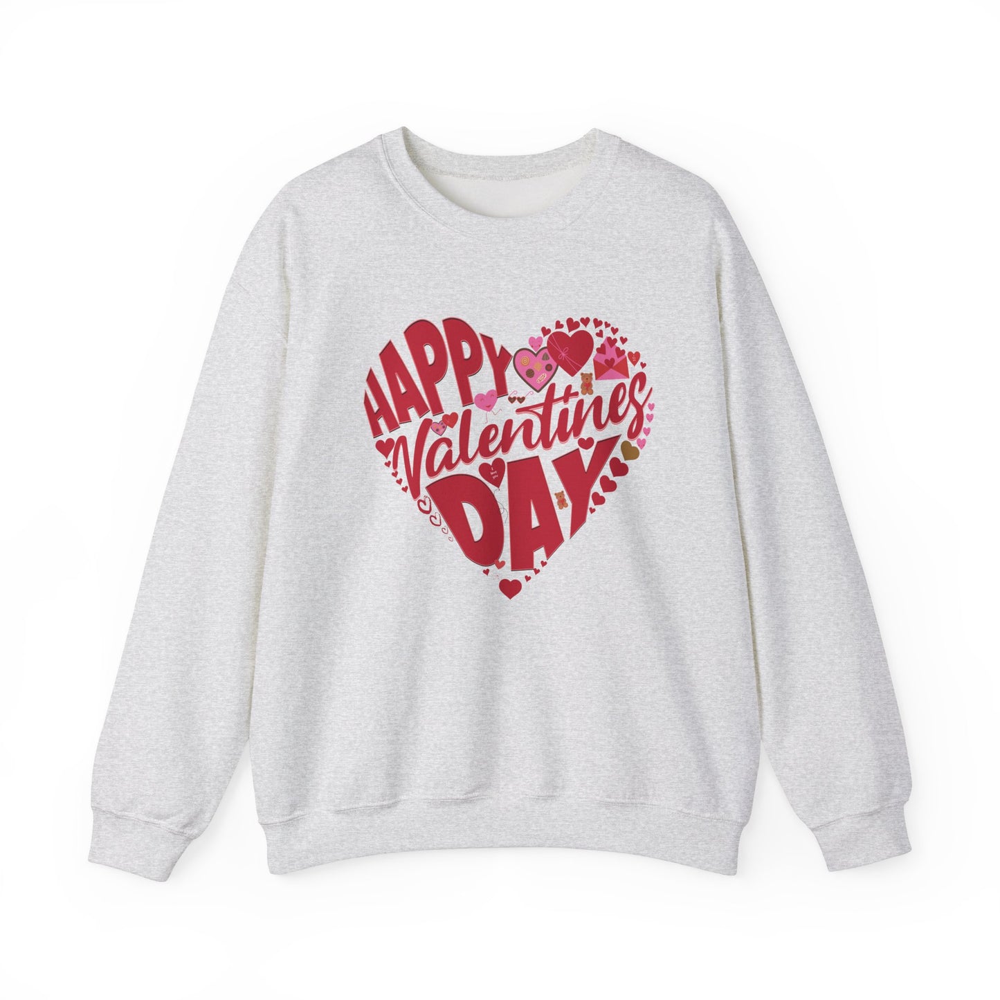 Happy Valentines Day Crewneck Sweatshirt, Valentines Day Sweatshirt, Gift for Her, Gift for Him on Valentines