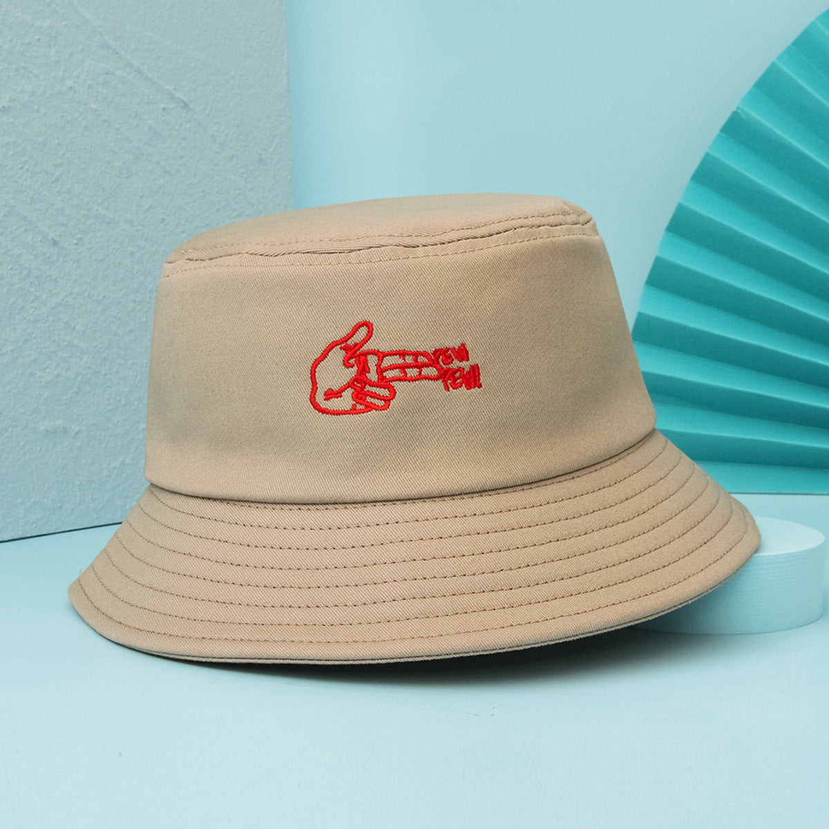 Black Hat Female Fashion Sunshade Fisherman Hat