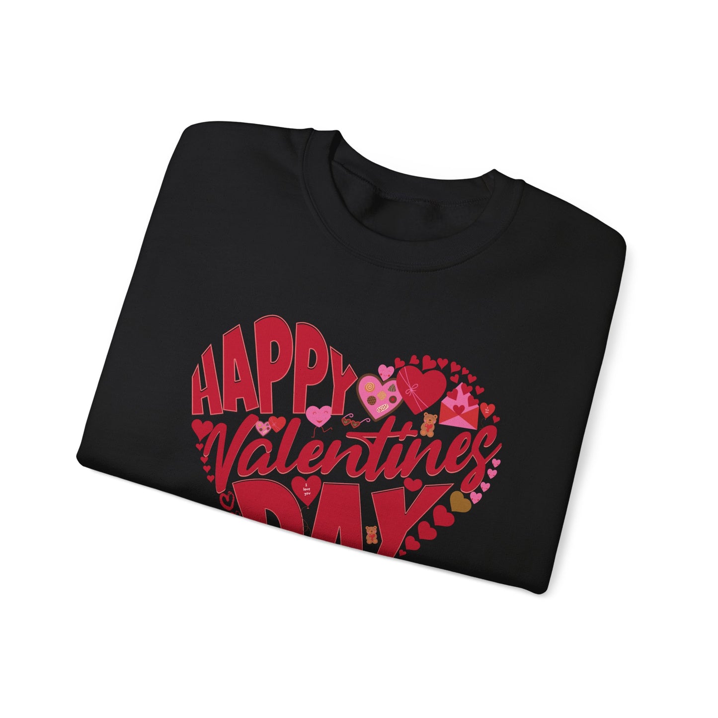 Happy Valentines Day Crewneck Sweatshirt, Valentines Day Sweatshirt, Gift for Her, Gift for Him on Valentines