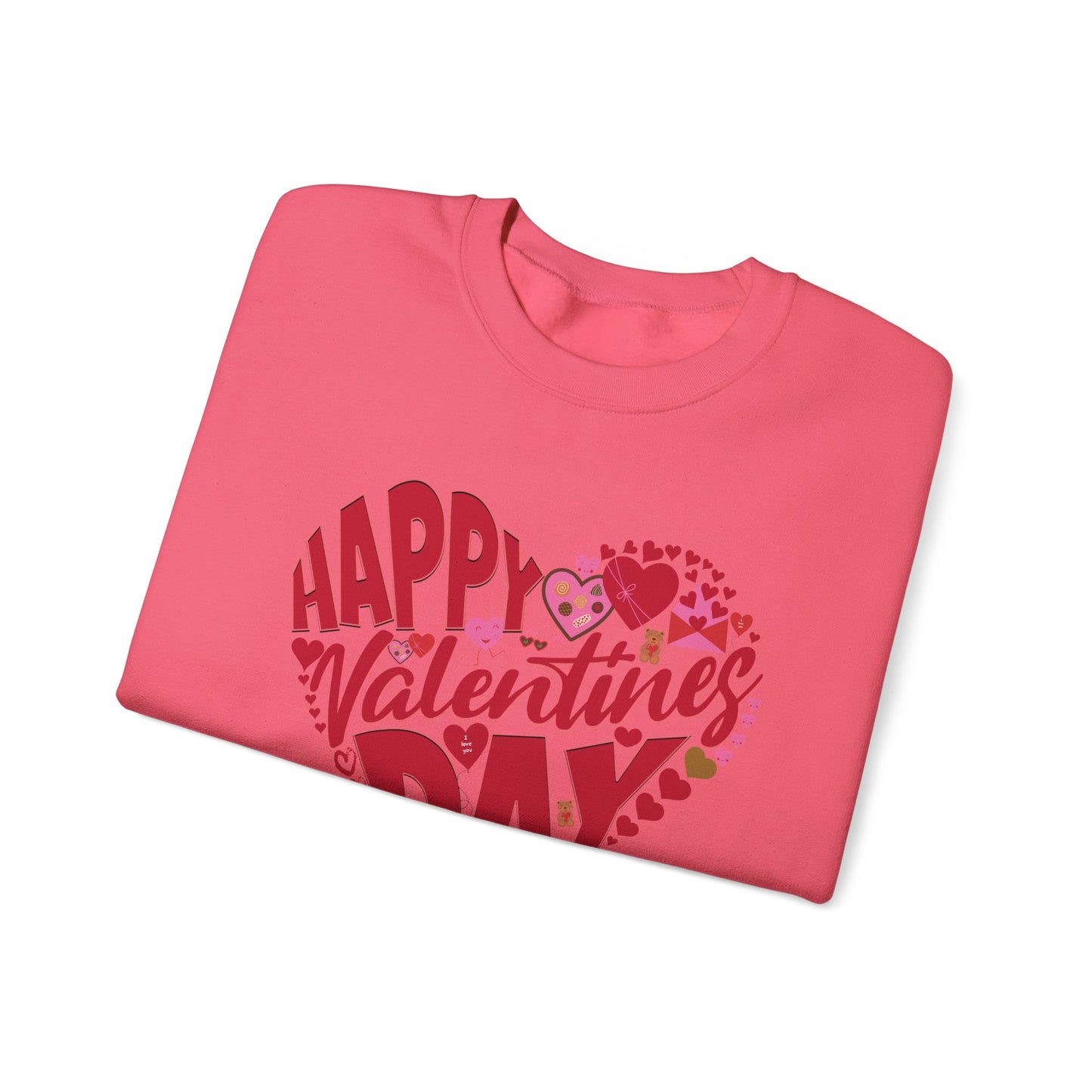 Happy Valentines Day Crewneck Sweatshirt, Valentines Day Sweatshirt, Gift for Her, Gift for Him on Valentines