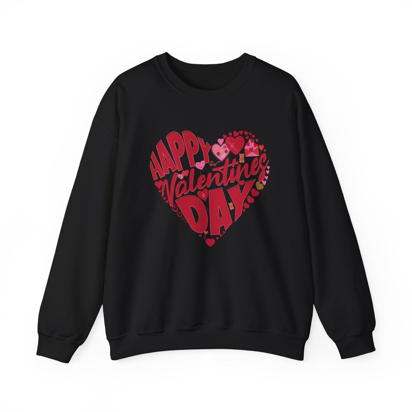Happy Valentines Day Crewneck Sweatshirt, Valentines Day Sweatshirt, Gift for Her, Gift for Him on Valentines