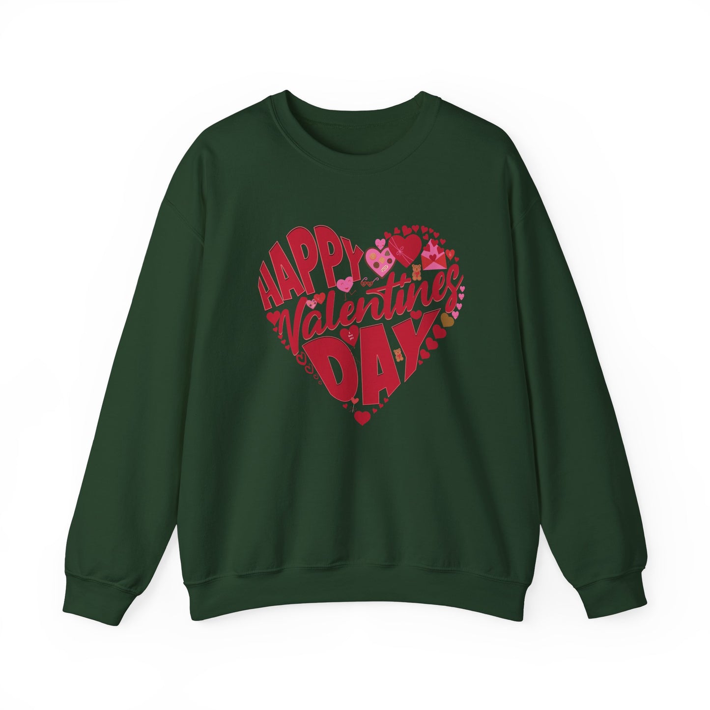 Happy Valentines Day Crewneck Sweatshirt, Valentines Day Sweatshirt, Gift for Her, Gift for Him on Valentines