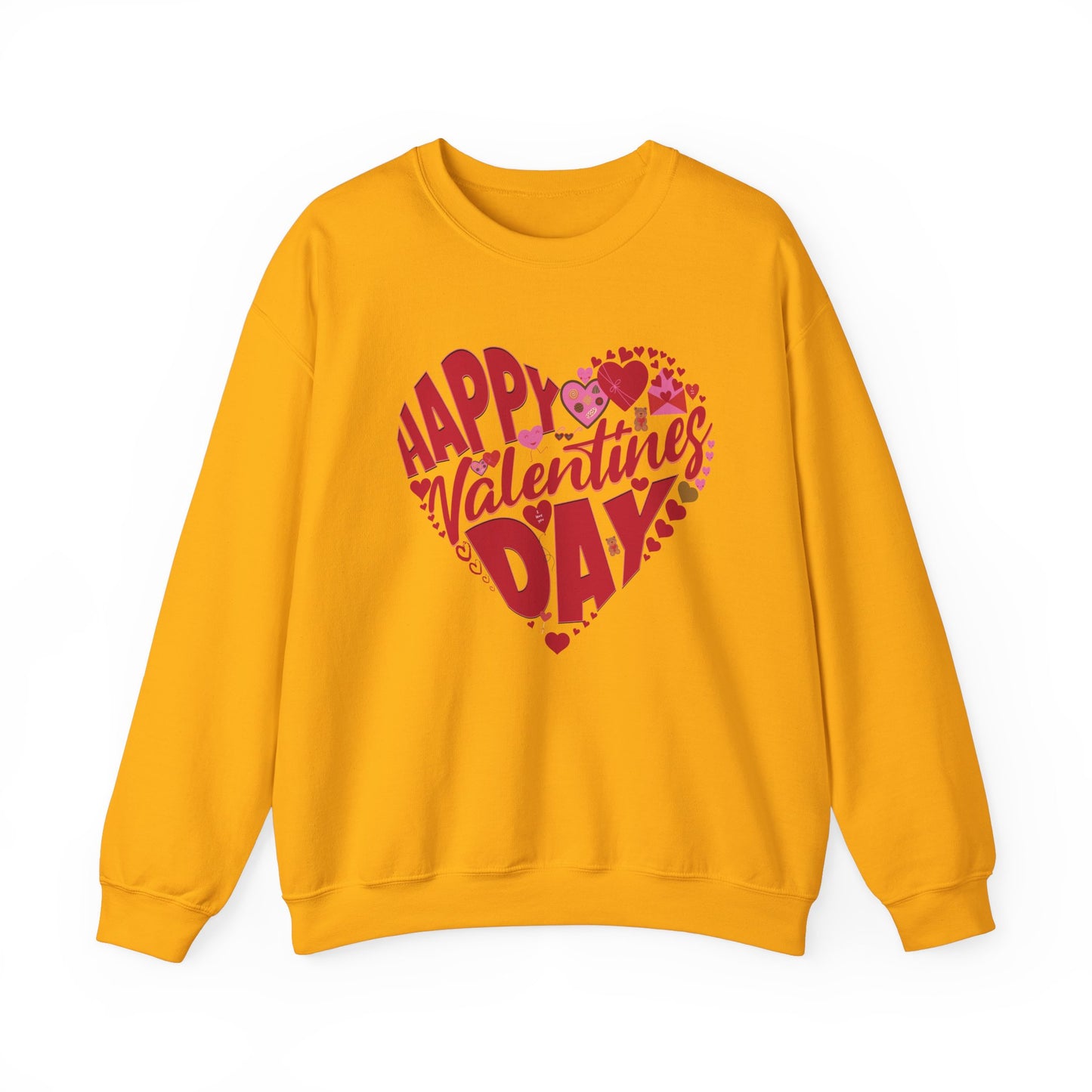 Happy Valentines Day Crewneck Sweatshirt, Valentines Day Sweatshirt, Gift for Her, Gift for Him on Valentines