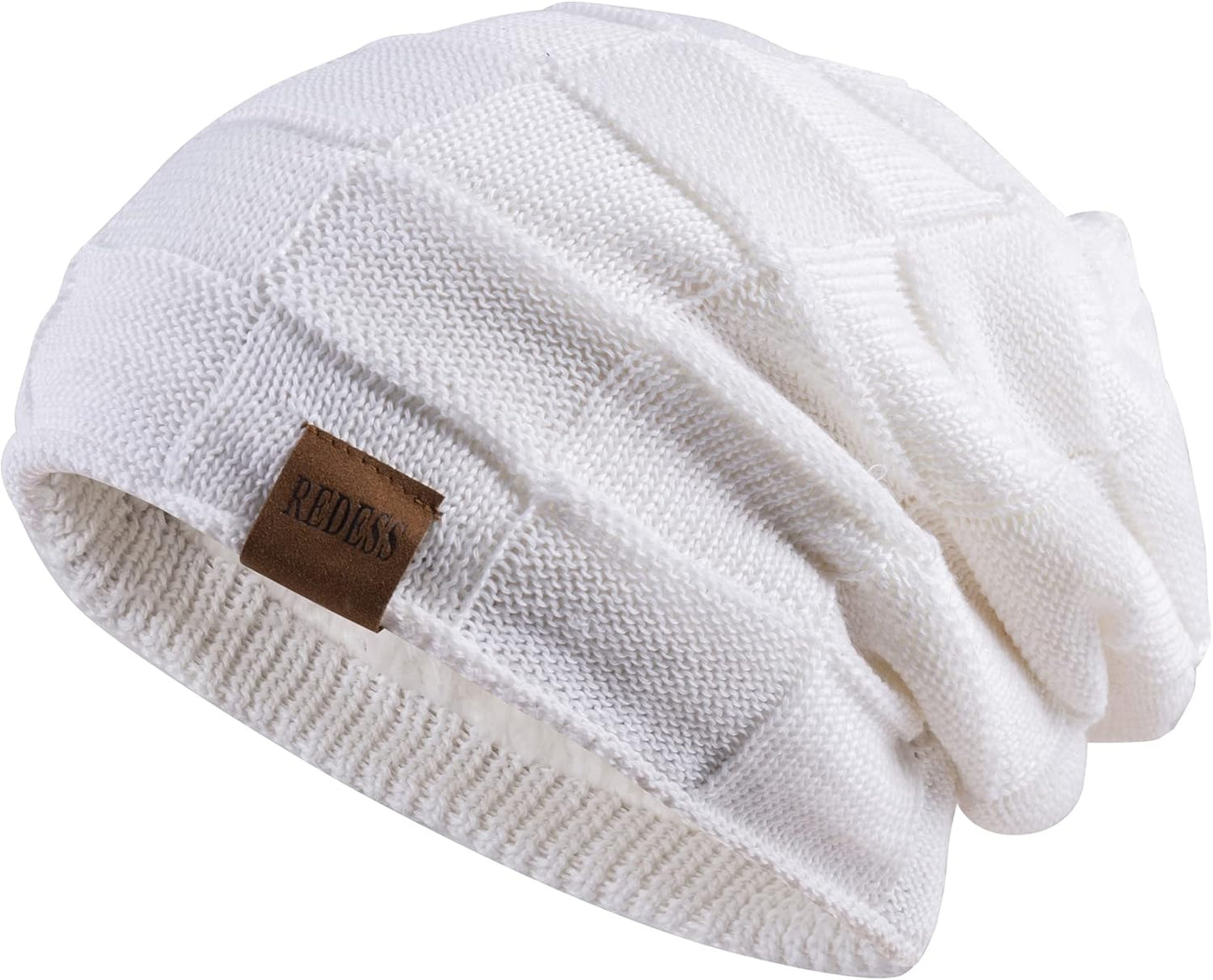 Beanie Hat for Men and Women Winter Warm Hats Knit Slouchy Thick Skull Cap
