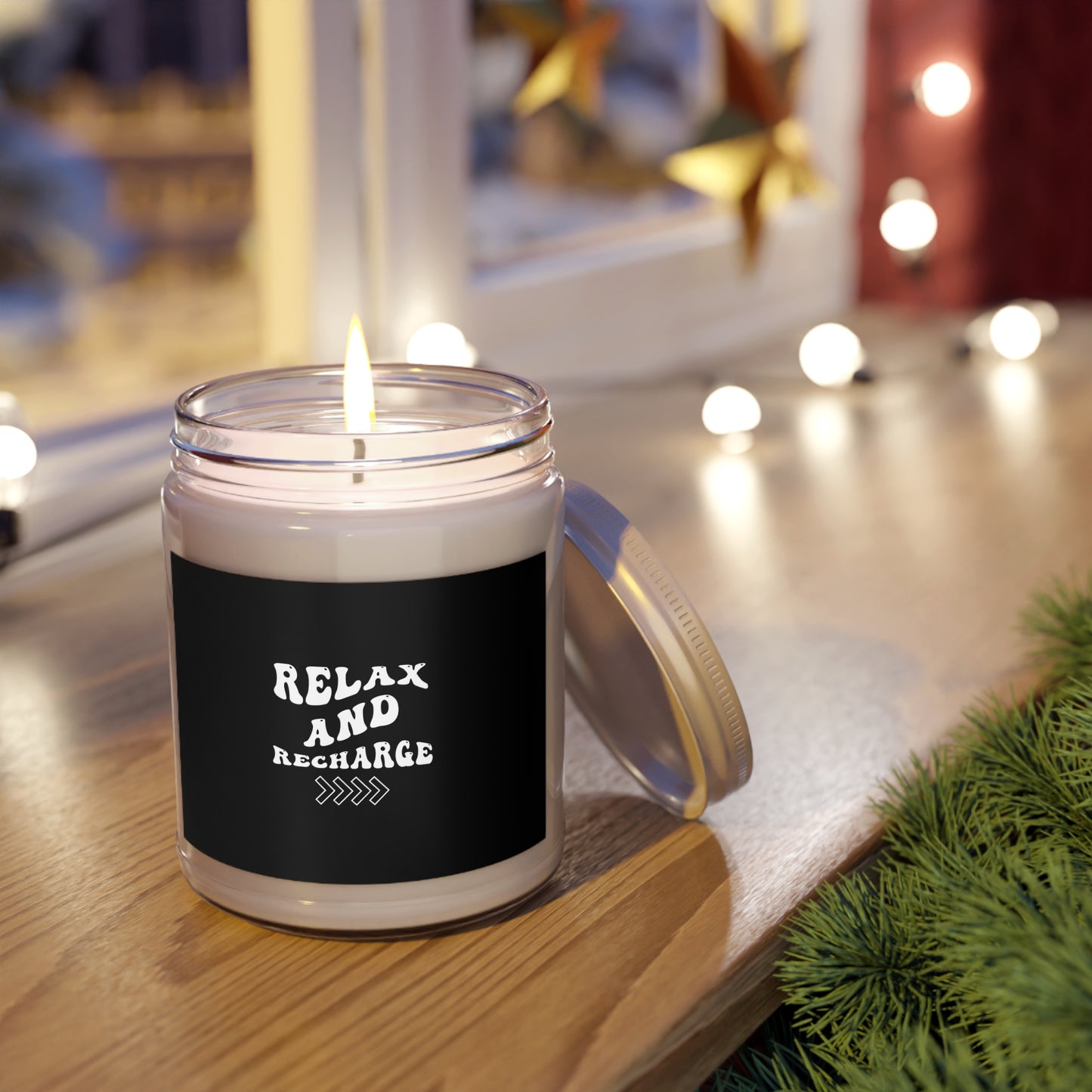 Relax and Recharge Scented Candles, 9oz, Peaceful Candle, Mental Health