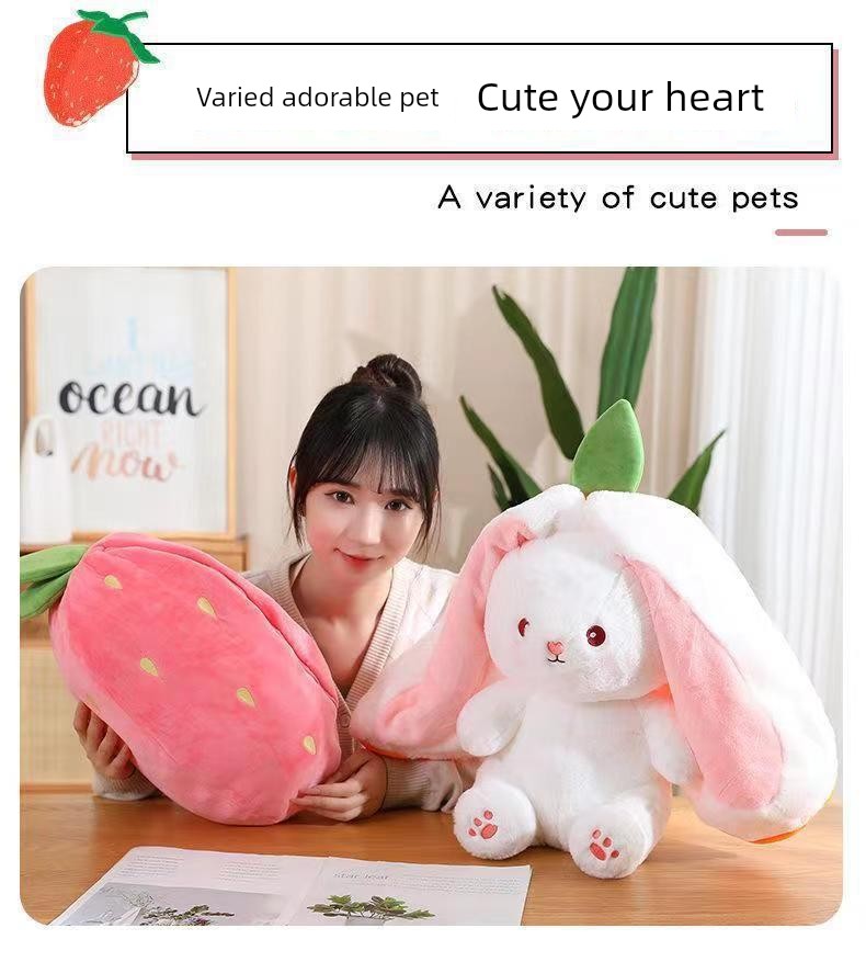 Soothing Transformation Bunny Girl Pillow Stuffed Toy