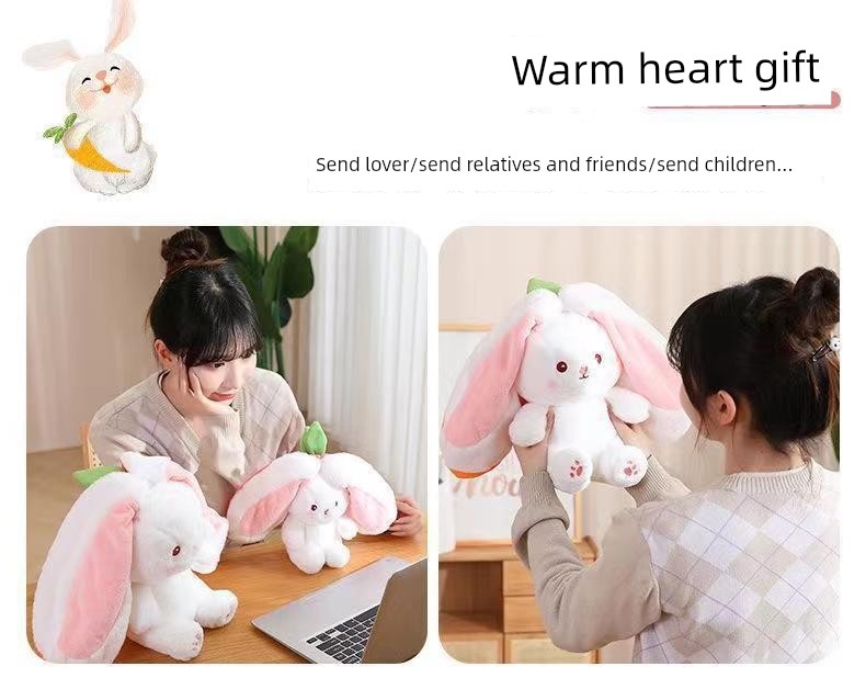 Soothing Transformation Bunny Girl Pillow Stuffed Toy