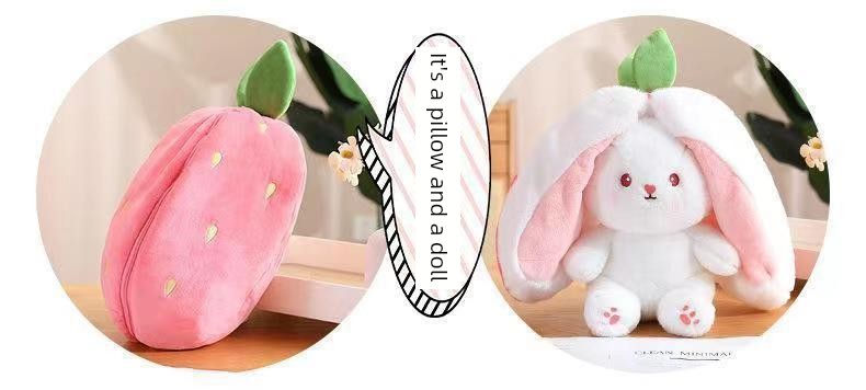 Soothing Transformation Bunny Girl Pillow Stuffed Toy
