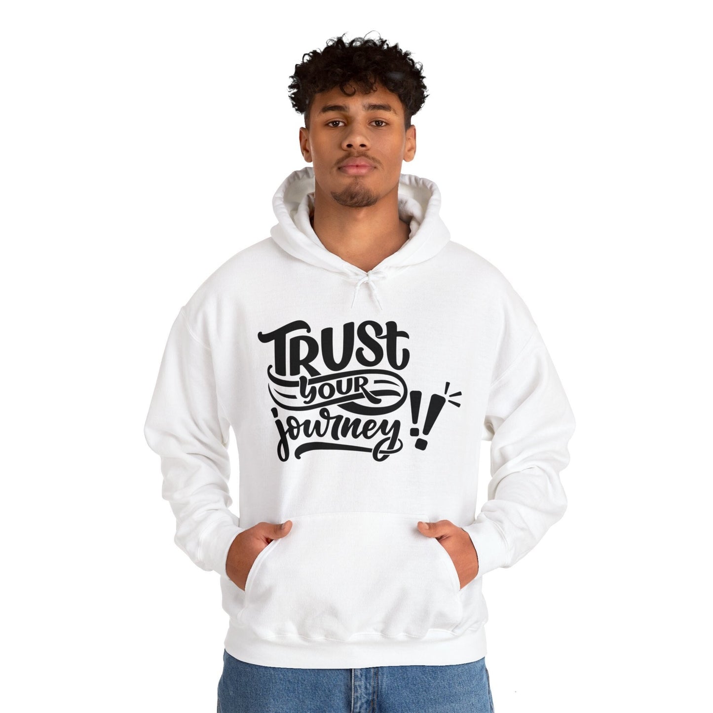 Trust Your Journey, Unisex Motivational Quotes Hoodie, Comfy Casual Clothing, Positive Quotes, Unisex Hoodie, Gift Idea For Loved Ones