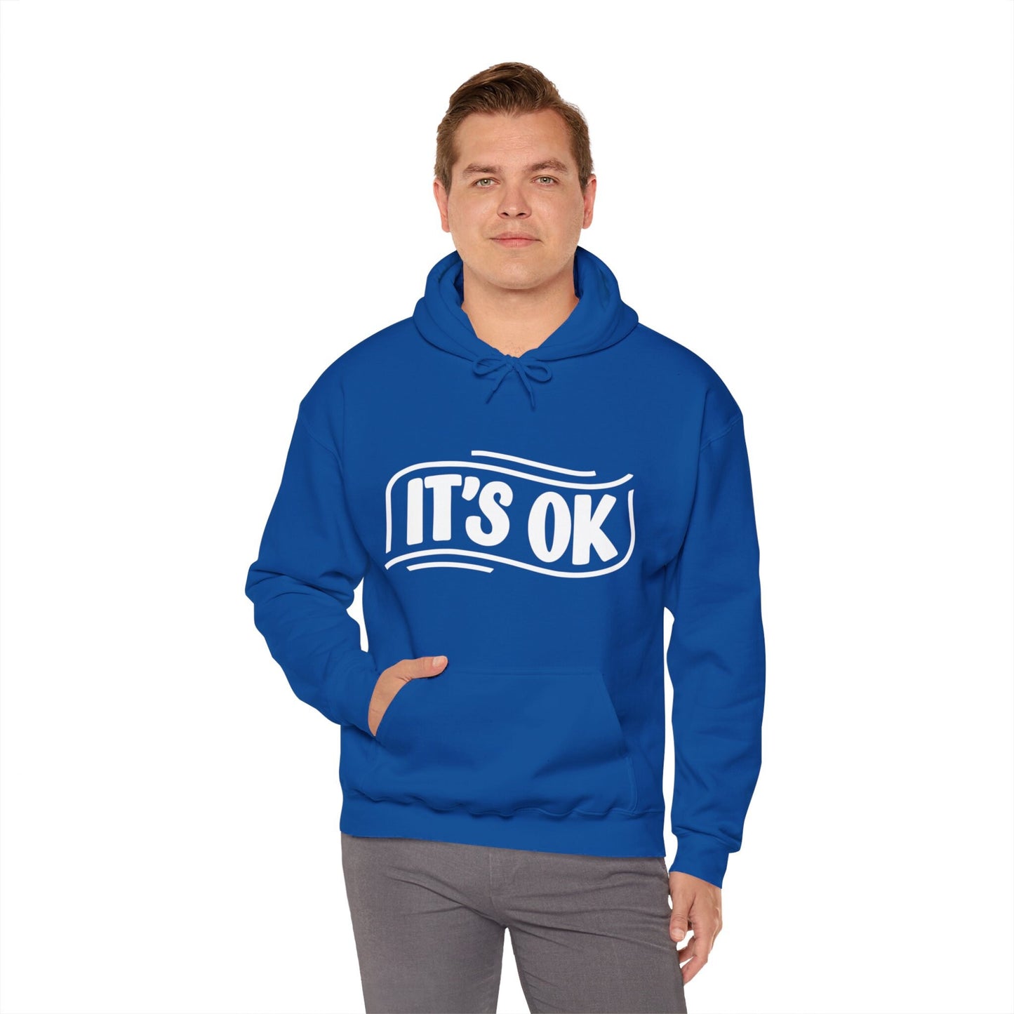 It's Ok, Unisex Motivational Quotes Hoodie, Comfy Casual Clothing, Positive Quotes Hoodie, Unisex Hoodie, Gift Idea For Loved Ones