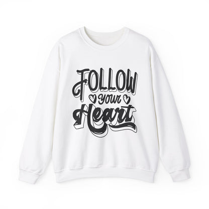 Follow Your Heart Crewneck Sweatshirt, Carolina Blue Sweatshirt, Carolina Follow Sweatshirt