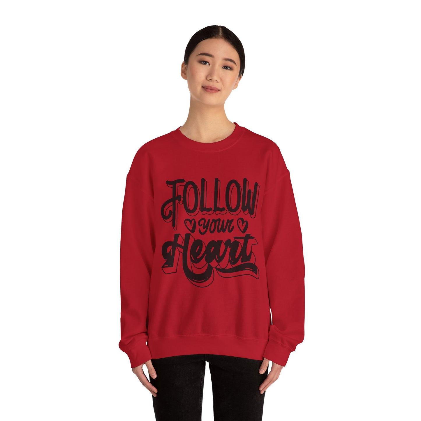 Follow Your Heart Crewneck Sweatshirt, Carolina Blue Sweatshirt, Carolina Follow Sweatshirt