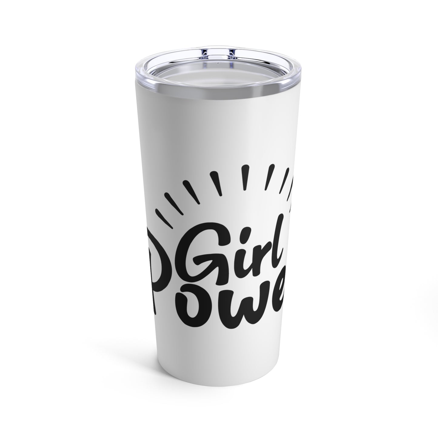 Girl Power Tumblr White Motivational Tumbler Girl Power Gift for Her