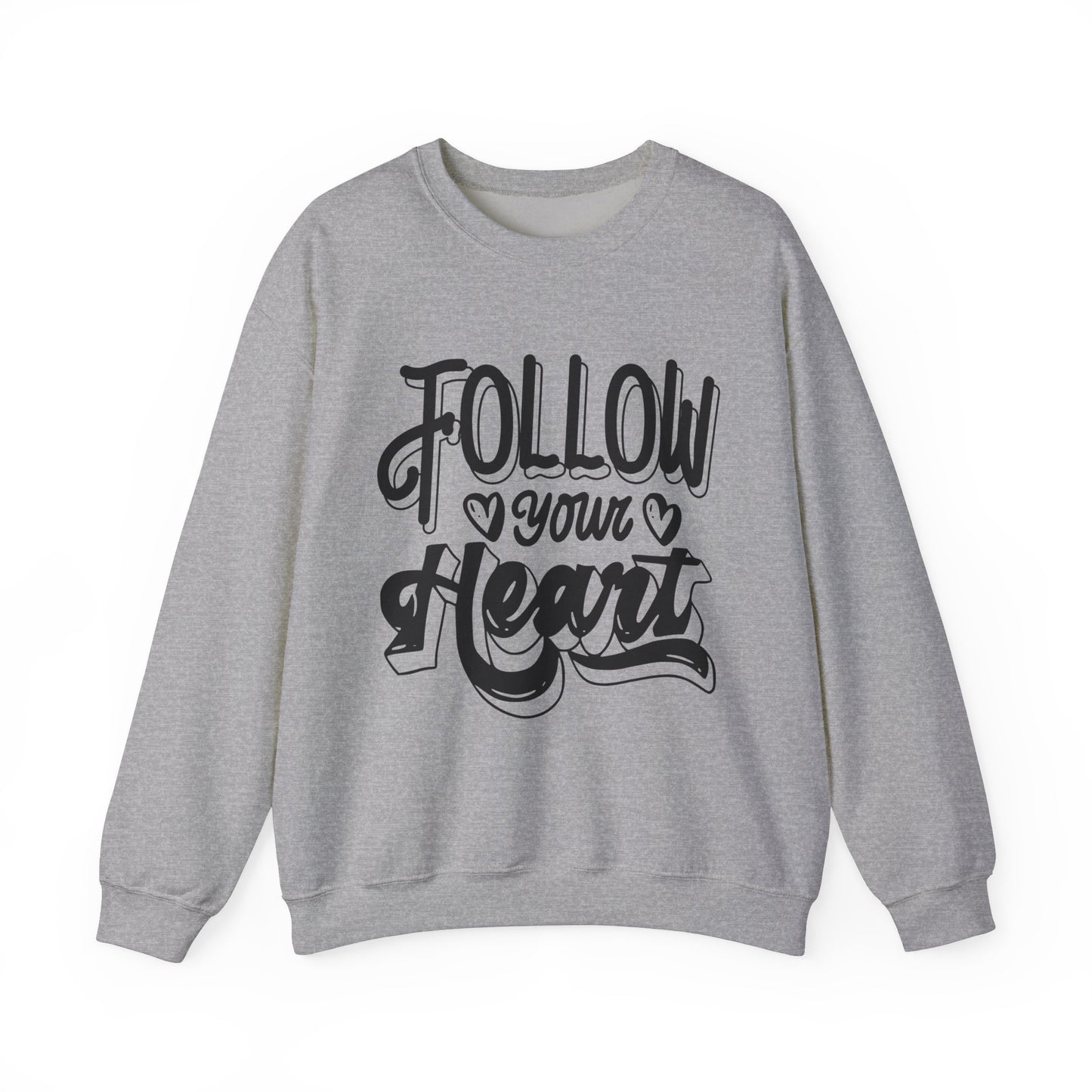 Follow Your Heart Crewneck Sweatshirt, Carolina Blue Sweatshirt, Carolina Follow Sweatshirt