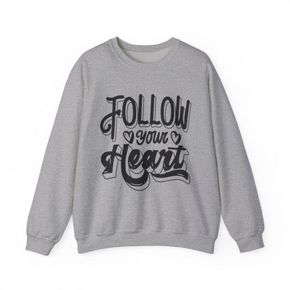 Follow Your Heart Crewneck Sweatshirt, Carolina Blue Sweatshirt, Carolina Follow Sweatshirt