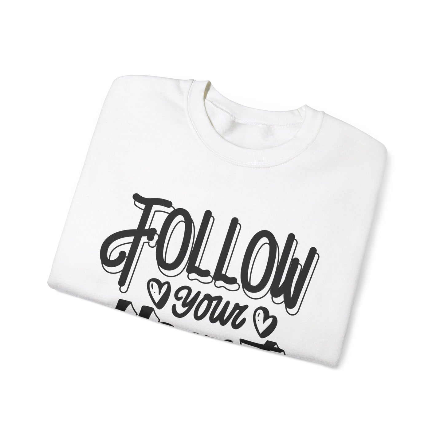 Follow Your Heart Crewneck Sweatshirt, Carolina Blue Sweatshirt, Carolina Follow Sweatshirt