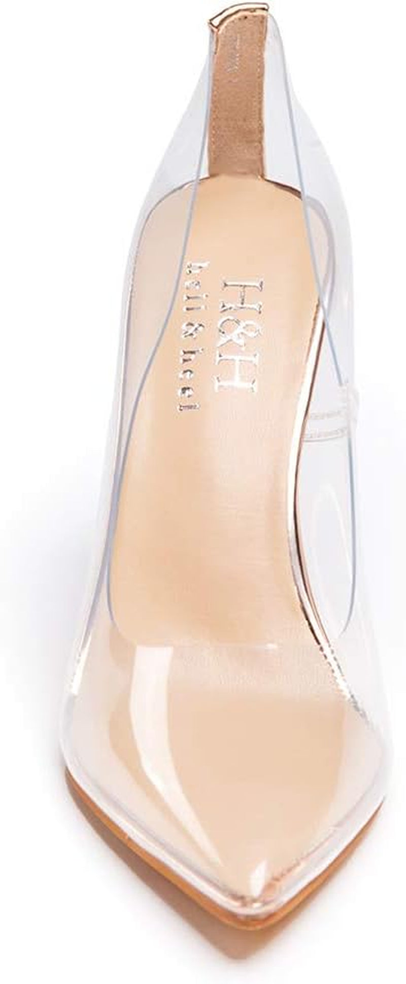 Clear Stiletto Pumps Court Shoes