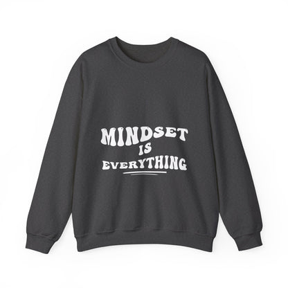 Mindset Is Everything, Unisex Motivational Quotes Sweatshirt, Positive Affirmation Sweater, Casual Wear, Gift for Her, Gift for Him