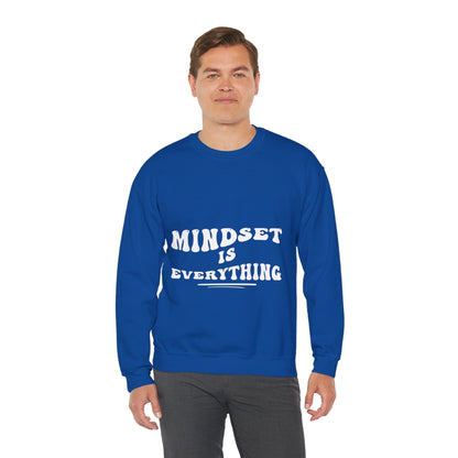 Mindset Is Everything, Unisex Motivational Quotes Sweatshirt, Positive Affirmation Sweater, Casual Wear, Gift for Her, Gift for Him