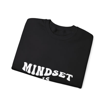 Mindset Is Everything, Unisex Motivational Quotes Sweatshirt, Positive Affirmation Sweater, Casual Wear, Gift for Her, Gift for Him