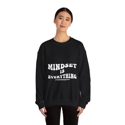 Mindset Is Everything, Unisex Motivational Quotes Sweatshirt, Positive Affirmation Sweater, Casual Wear, Gift for Her, Gift for Him