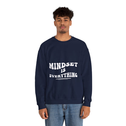 Mindset Is Everything, Unisex Motivational Quotes Sweatshirt, Positive Affirmation Sweater, Casual Wear, Gift for Her, Gift for Him